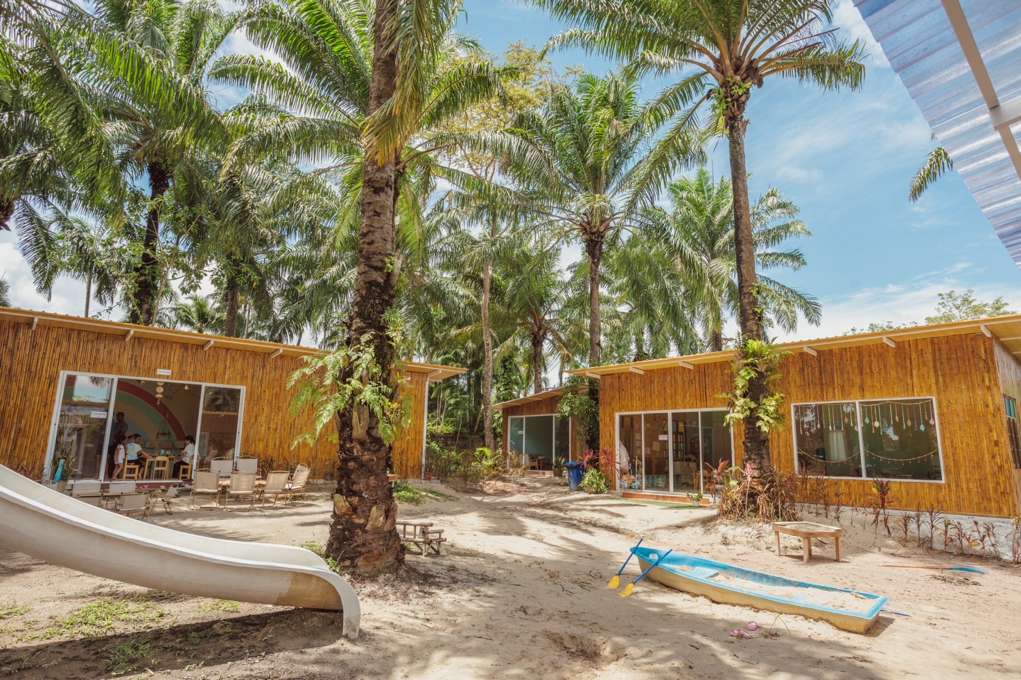 Kindergarten children learning through play